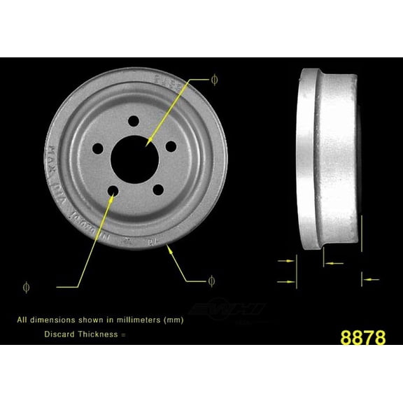 BENDIX PDR0182 Bendix Brake Drum Fits select: 1968-1969 PLYMOUTH SATTELITE, 1970-1974 DODGE CHALLENGER