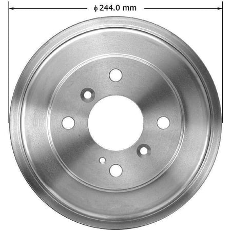 BENDIX PDR0841 Bendix Brake Drum Fits select: 2011-2019 FORD FIESTA