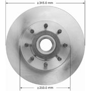 BENDIX PREMIUM DRUM AND ROTOR PRT5915 Bendix Brake Rotor