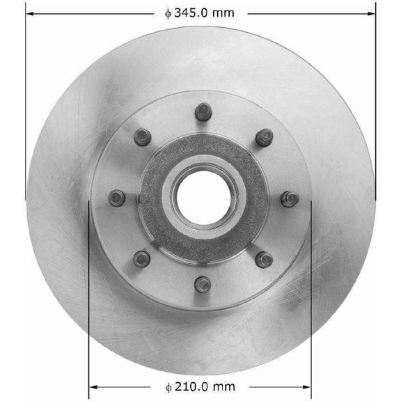 BENDIX PREMIUM DRUM AND ROTOR PRT5915 Bendix Brake Rotor