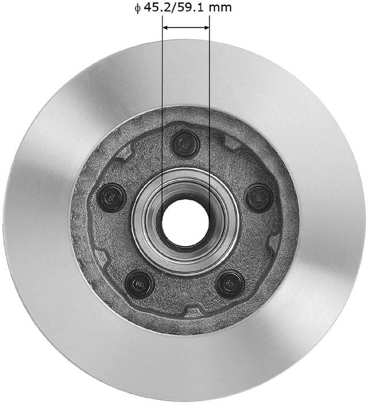 BENDIX PREMIUM PRT1264 - Rotor and Hub Assembly Fits select: 1983-1994 ...