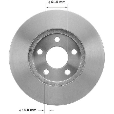 BENDIX PREMIUM PRT1379 - Disc Brake Rotor Fits select: 1984-1995 CHRYSLER LEBARON, 1991-1995 DODGE CARAVAN