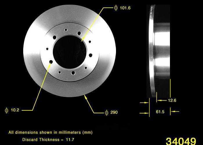 BENDIX PREMIUM PRT1756 - Disc Brake Rotor Fits select: 1997 LAND ROVER DEFENDER, 1994-1998 LAND ROVER DISCOVERY