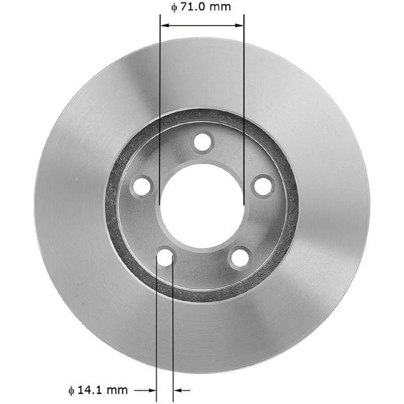 BENDIX PREMIUM PRT1903 - Disc Brake Rotor Fits select: 2000 FORD TAURUS, 1999 FORD TAURUS SE