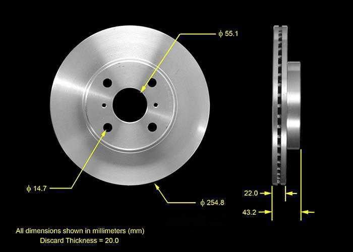 BENDIX PREMIUM PRT5476 - Disc Brake Rotor Fits select: 2004-2006 TOYOTA SCION, 2004-2006 TOYOTA SCION XA