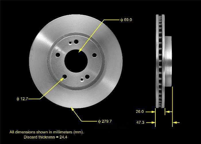 BENDIX PREMIUM PRT5504 - Disc Brake Rotor Fits select: 2005-2009 HYUNDAI TUCSON, 2007-2010 KIA SPORTAGE