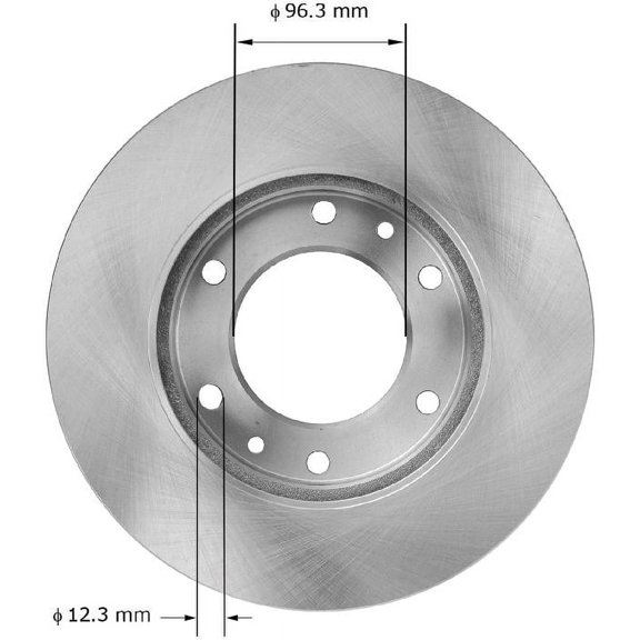 BENDIX PREMIUM PRT5881 - Disc Brake Rotor Fits select: 2006-2012 KIA SEDONA, 2007-2008 HYUNDAI ENTOURAGE