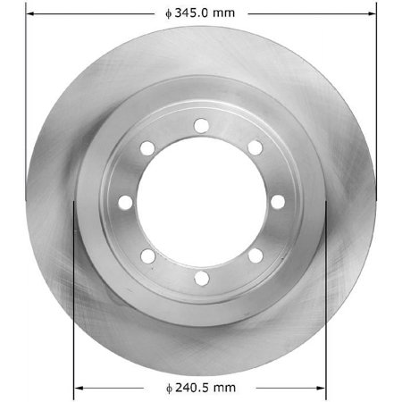 BENDIX PREMIUM PRT5914 - Disc Brake Rotor Fits select: 2008-2019 FORD ECONOLINE