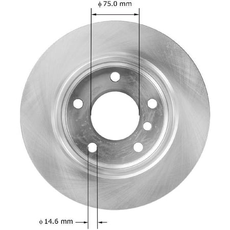 BENDIX PREMIUM PRT5924 - Disc Brake Rotor Fits select: 2003-2005 BMW Z4