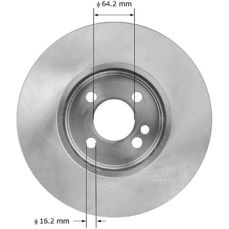 BENDIX PREMIUM PRT5927 - Disc Brake Rotor Fits select: 2013 MINI COOPER ROADSTER, 2011-2012 MINI COOPER