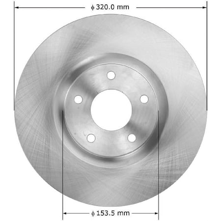 BENDIX PREMIUM PRT5953 - Disc Brake Rotor Fits select: 2016-2018 NISSAN MAXIMA, 2009-2011 NISSAN MURANO