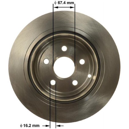BENDIX PREMIUM PRT6169 - Disc Brake Rotor Fits select: 2008-2009 PONTIAC G8 GT, 2011 CHEVROLET CAPRICE