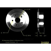 BENDIX PRT1699 Bendix Brake Rotor Fits select 1989-1992 TOYOTA CRESSIDA