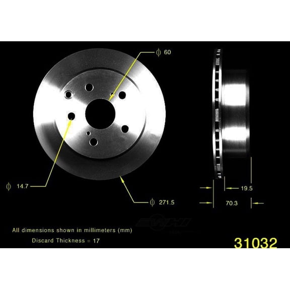 BENDIX PRT1699 Bendix Brake Rotor Fits select: 1989-1992 TOYOTA CRESSIDA