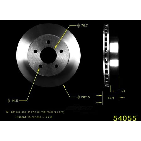 BENDIX PRT1752 Bendix Brake Rotor Fits select: 1984-1986 FORD MUSTANG, 1984-1990 LINCOLN MARK VII