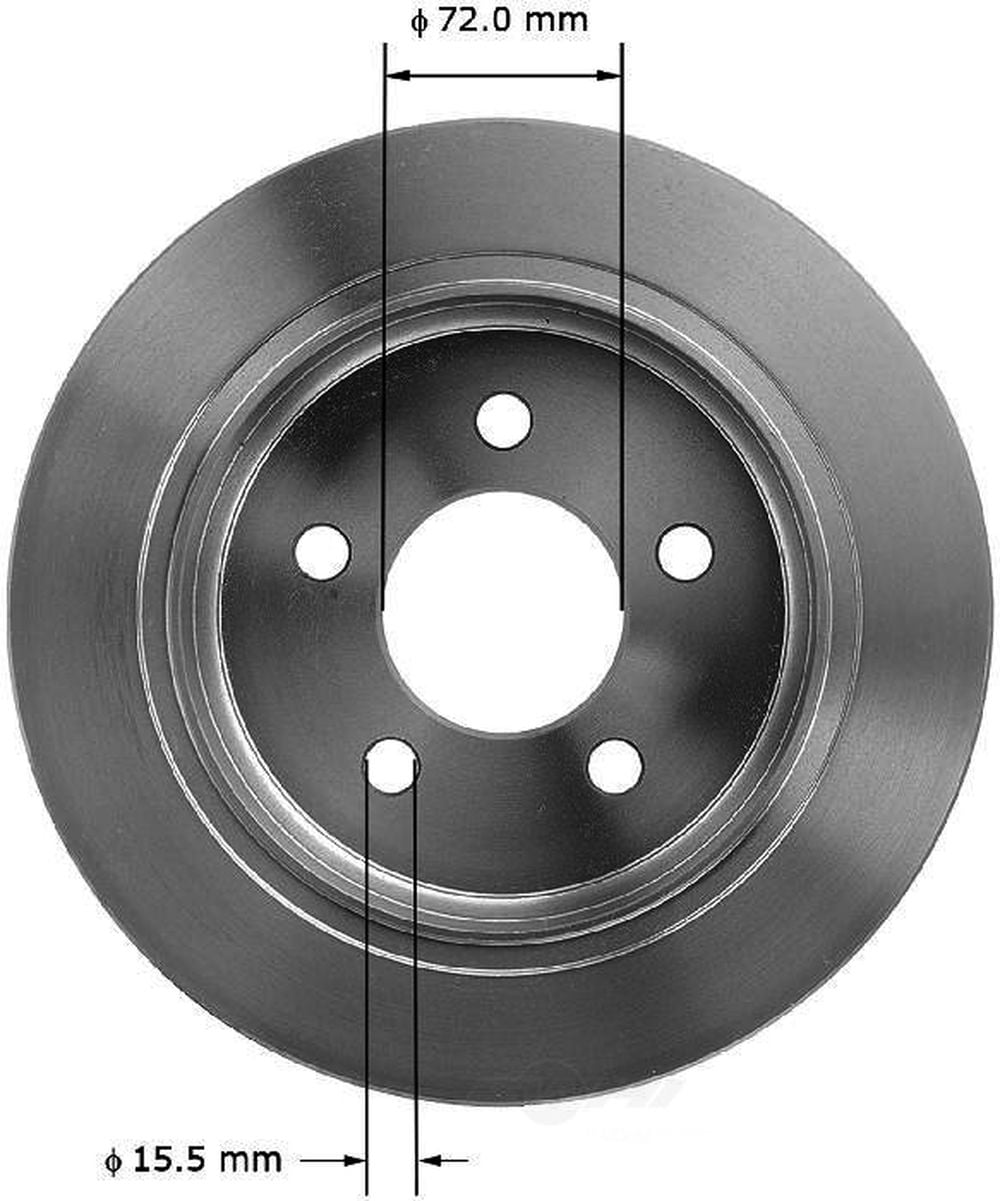 BENDIX PRT1901 Bendix Brake Rotor Fits select: 1994-1998 JEEP GRAND CHEROKEE