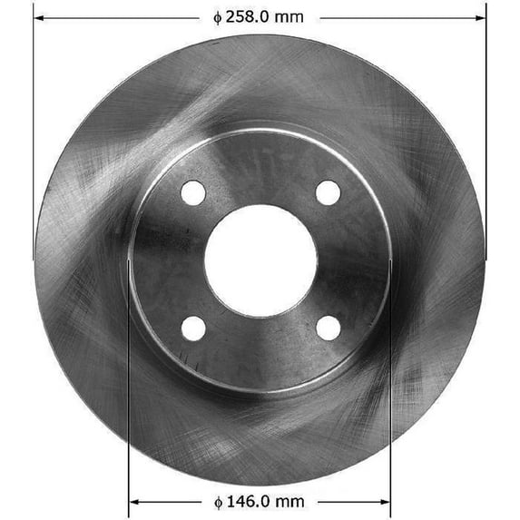 BENDIX PRT5273 Bendix Brake Rotor Fits select: 2000-2001 FORD FOCUS, 2003 FORD FOCUS SE/SE SPORT/ZTW