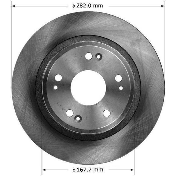 BENDIX PRT5773 Bendix Brake Rotor Fits select: 2008-2012 HONDA ACCORD, 2009-2014 ACURA TSX