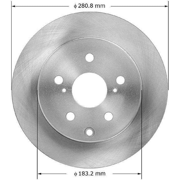 BENDIX PRT5922 Bendix Brake Rotor Fits select: 2006-2018 TOYOTA RAV4, 2010-2012 LEXUS HS