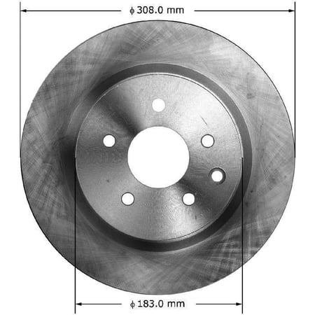 BENDIX PRT5955 Bendix Brake Rotor Fits select: 2009-2014,2016-2017 NISSAN MAXIMA