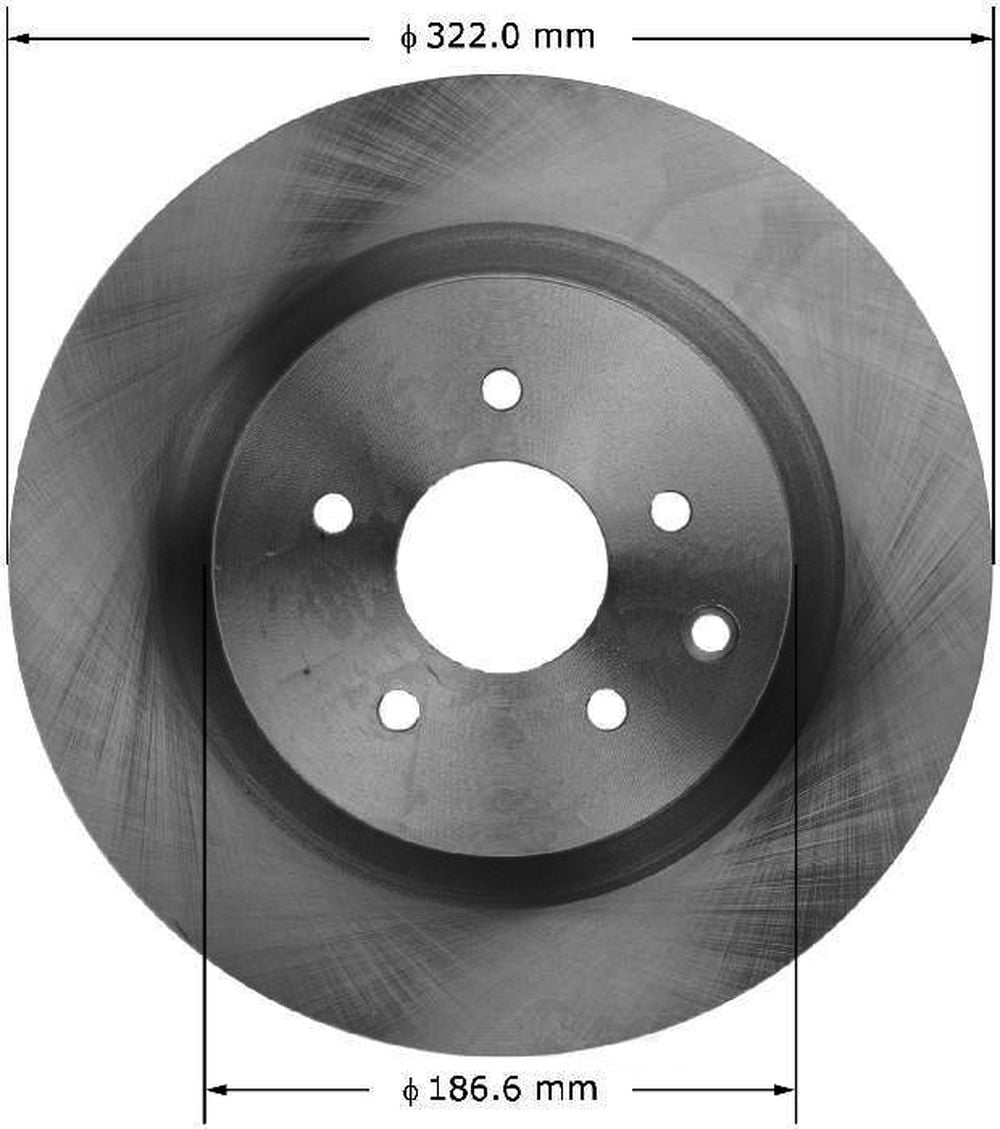 BENDIX PRT5978 Bendix Brake Rotor