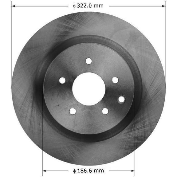 BENDIX PRT5978 Bendix Brake Rotor