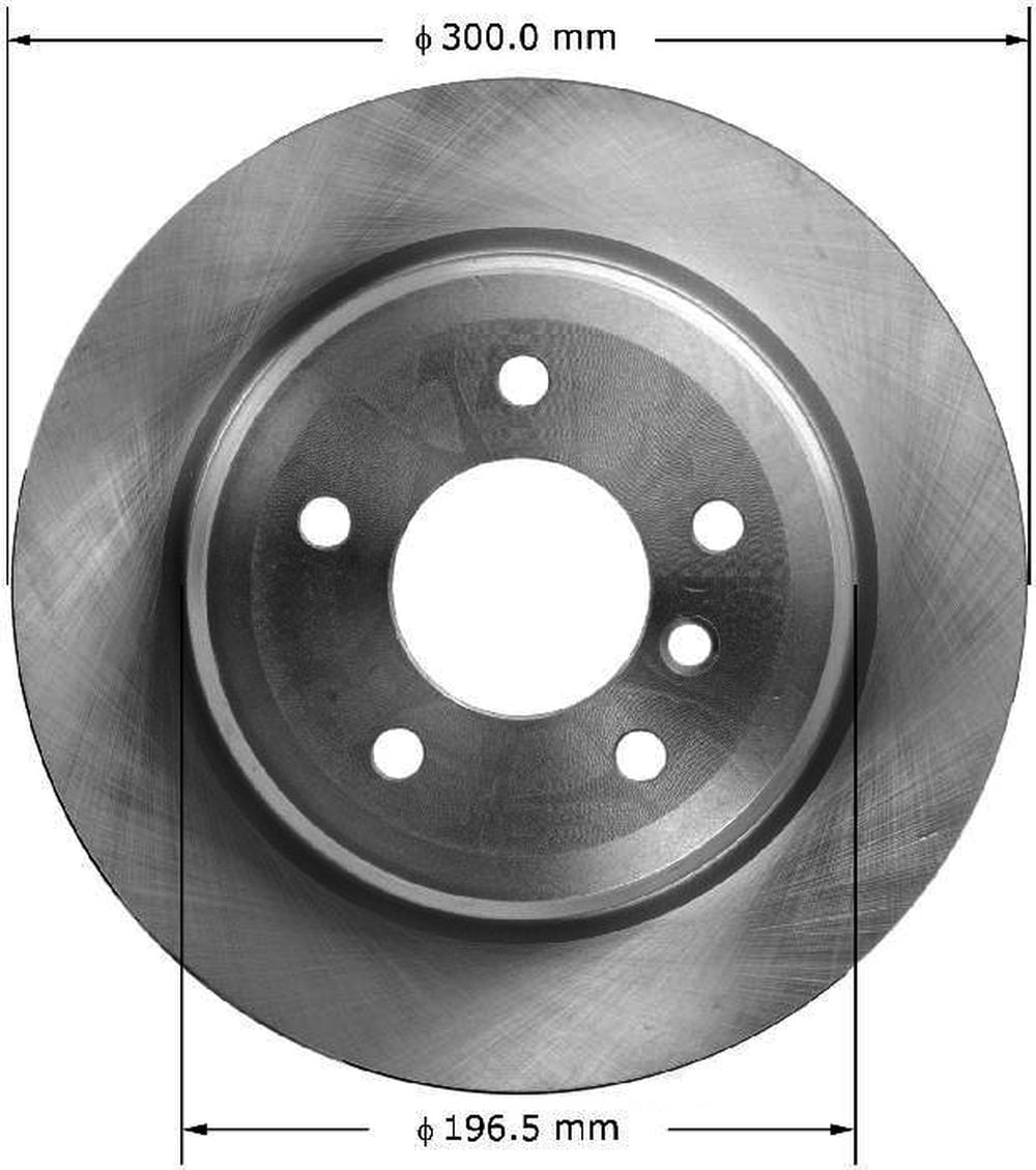 BENDIX PRT6042 Bendix Brake Rotor Fits select: 2007-2013 BMW 328, 2006 BMW 325