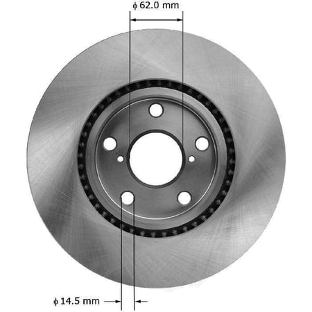 BENDIX PRT6055 Bendix Brake Rotor