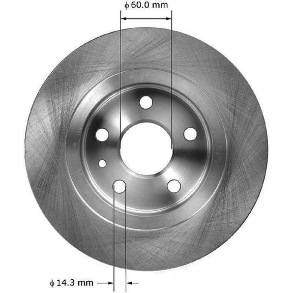 BENDIX PRT6062 Bendix Brake Rotor Fits select: 2011-2015 CHEVROLET CRUZE, 2013-2019 BUICK ENCORE
