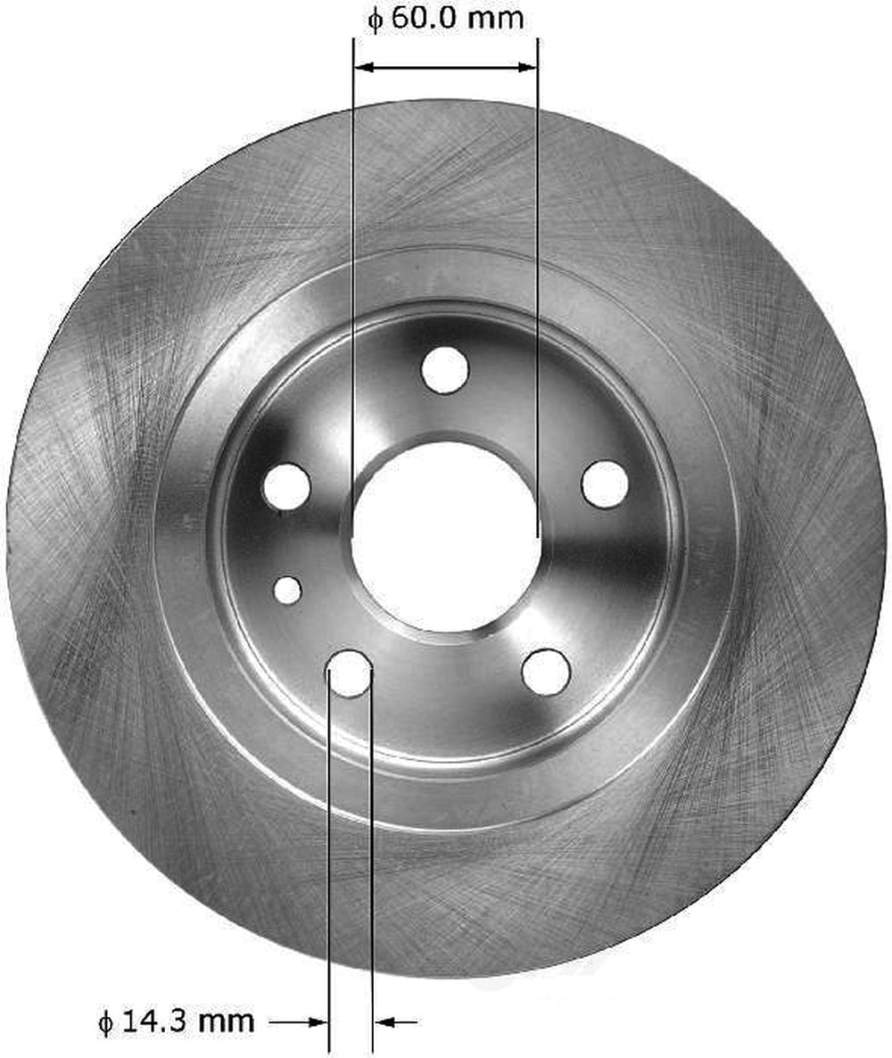 BENDIX PRT6062 Bendix Brake Rotor Fits select: 2011-2015 CHEVROLET CRUZE, 2013-2019 BUICK ENCORE