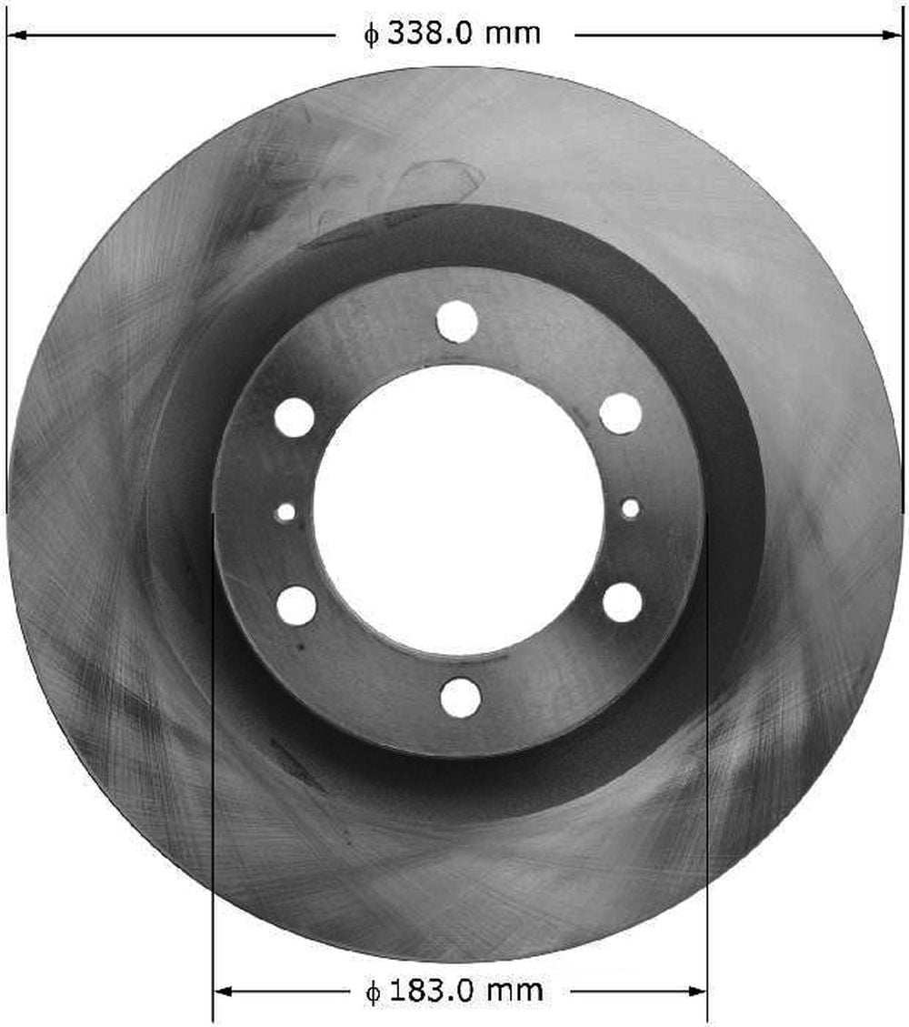 BENDIX PRT6066 Bendix Brake Rotor Fits select: 2010-2019 TOYOTA 4RUNNER, 2010-2019 LEXUS GX