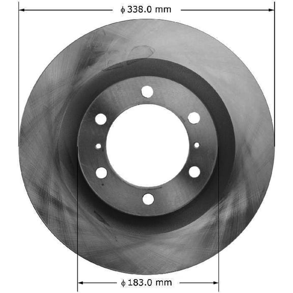 BENDIX PRT6066 Bendix Brake Rotor Fits select: 2010-2019 TOYOTA 4RUNNER, 2010-2019 LEXUS GX
