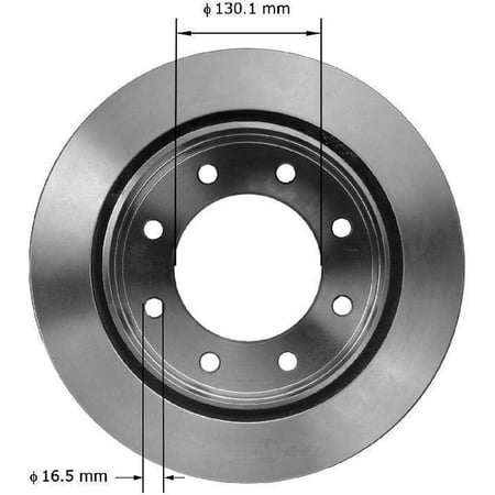 BENDIX PRT6076 Bendix Brake Rotor Fits select: 2011-2017 CHEVROLET SILVERADO, 2011-2017 GMC SIERRA