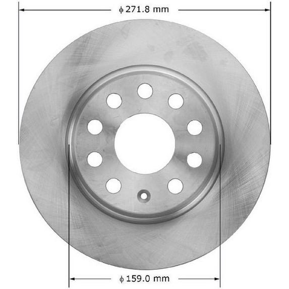 BENDIX PRT6086 Bendix Brake Rotor Fits select: 2011-2014 VOLKSWAGEN JETTA, 2012-2013 VOLKSWAGEN PASSAT