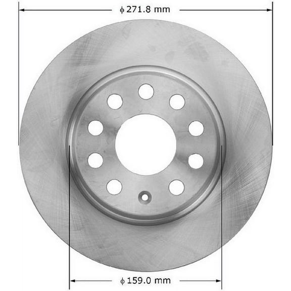 BENDIX PRT6086 Bendix Brake Rotor Fits select: 2011-2014 VOLKSWAGEN JETTA, 2012-2013 VOLKSWAGEN PASSAT