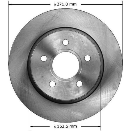 BENDIX PRT6133 Bendix Brake Rotor Fits select: 2012-2014,2017-2018 FORD FOCUS