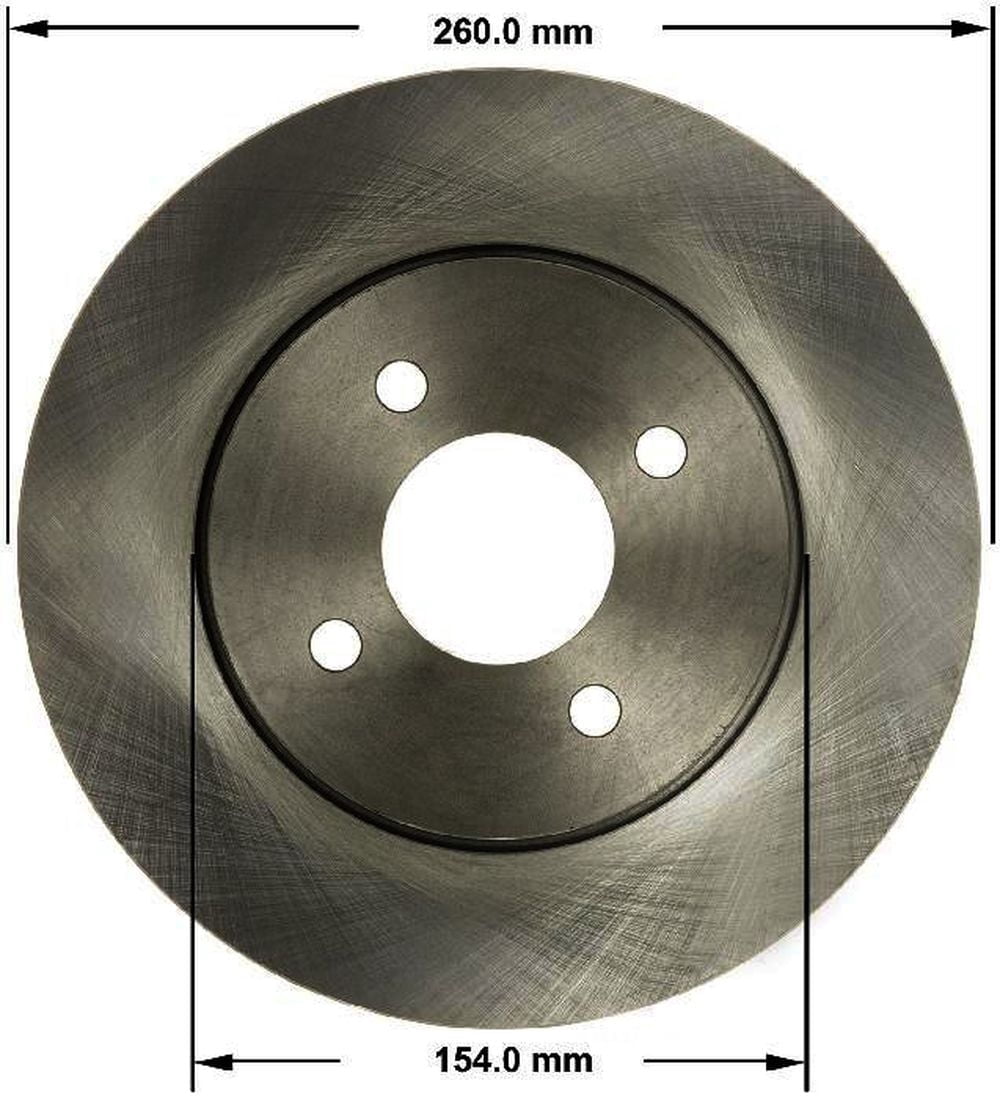 BENDIX PRT6150 Bendix Brake Rotor Fits select: 2012-2018 NISSAN VERSA, 2014-2018 NISSAN VERSA NOTE