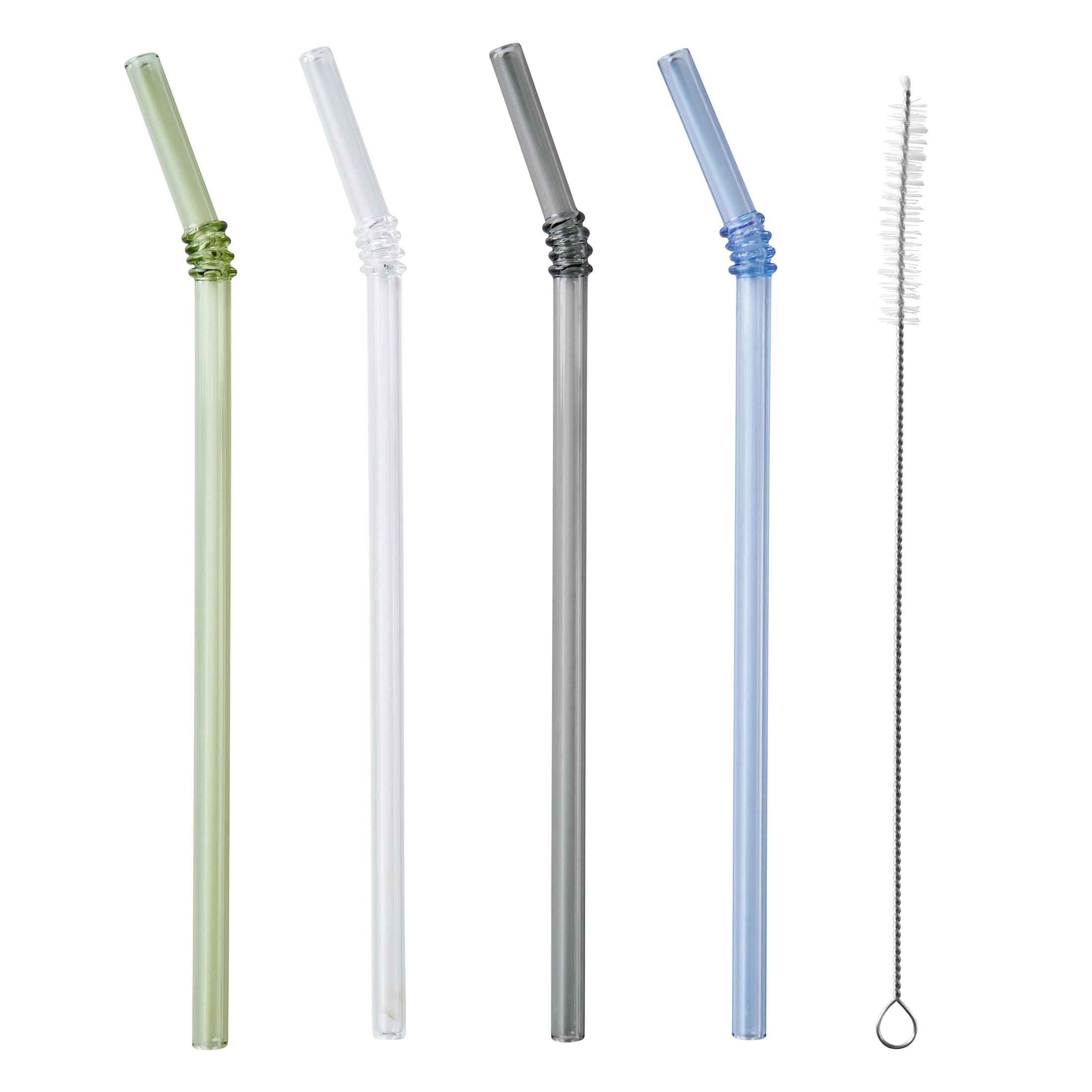 Better Homes and Gardens Mixed Colored Bendy Straws 9 Inches, Set of 5