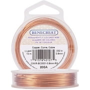 BENECREAT 20-Gauge Tarnish Resistant Copper Wire, 33-Feet/11-Yard