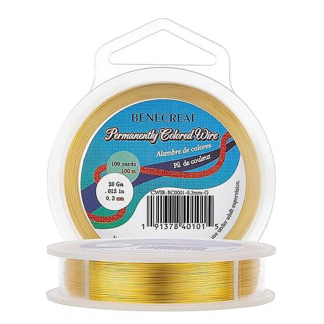 Fil De Cuivre 28Gauge Bleu Marine - 0.3mm, 100M, Résistant Au Ternissement, Pour Fabrication De Bijoux - 9