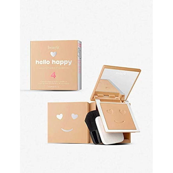 Benefit Cosmetics Hello Happy Velvet Powder Foundation - Shade 4 - Medium Neutral