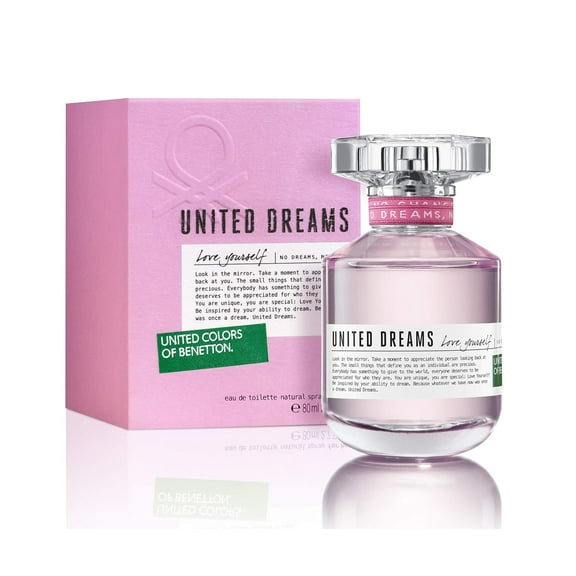 Benetton Ladies United Dreams Love Yourself EDT 2.7 oz Fragrances 8433982017070