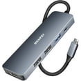 thumbnail image 1 of BENFEI 5-in-1 USB C Hub with 4K HDMI, 3 USB, 100W Power Delivery, compatible with MacBook Pro/Air, iPadPro, Imac, iPhone 15 pro/Max, XPS, Thinkpad, 1 of 8