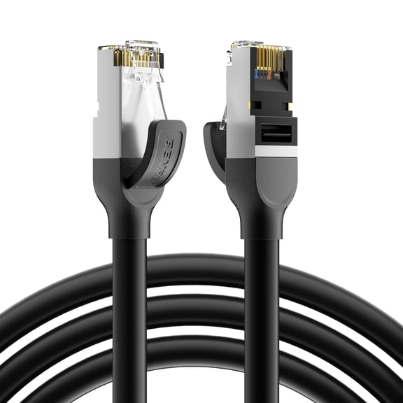 BENFEI Cat 7 Ethernet Cable 50 Feet, 10Gbps High Speed RJ45 LAN Network Cable, 100% Pure Copper & Gold Plated Connectors,for Gaming Streaming Home Office, Compatible with PS5 Xbox PC Router Modem