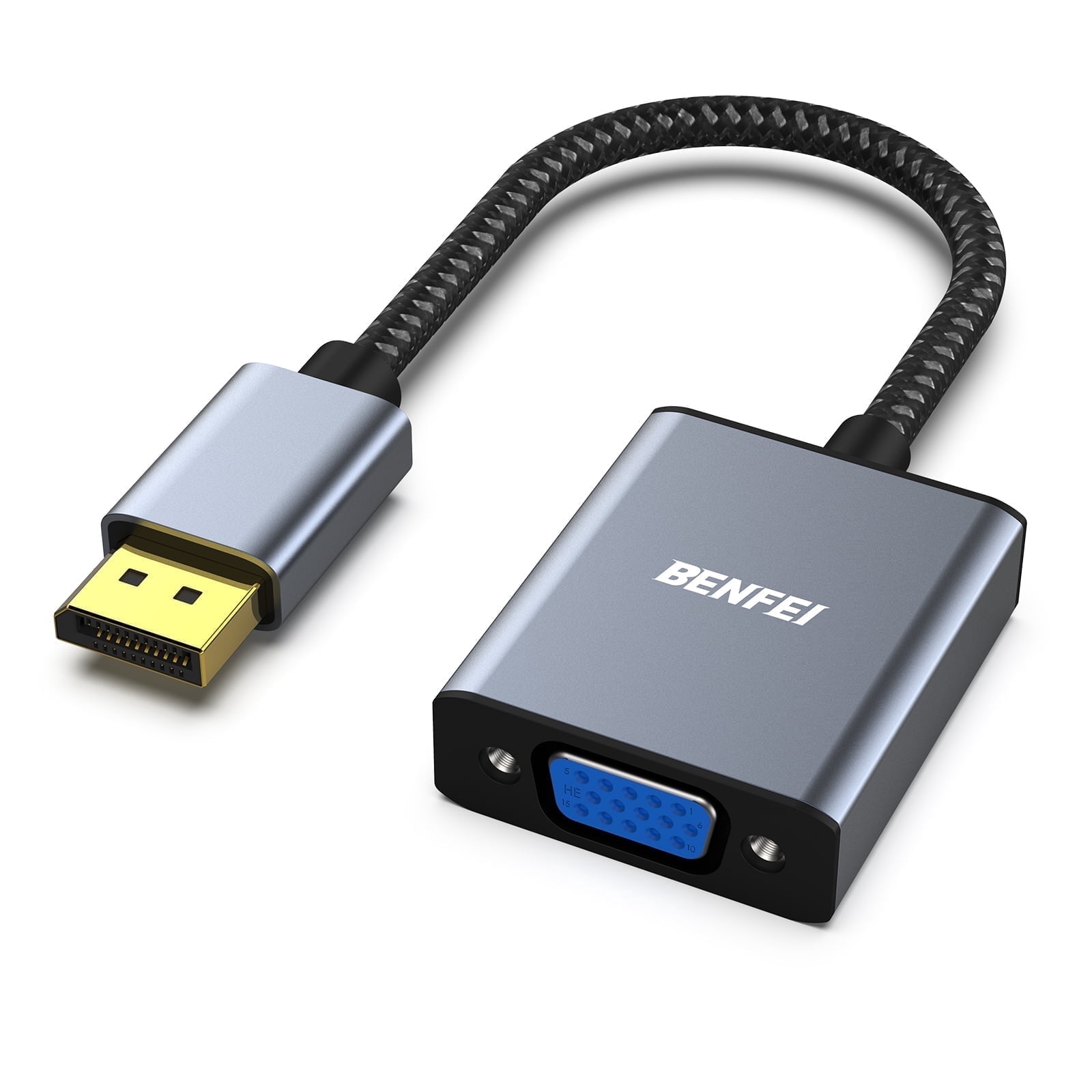 BENFEI DisplayPort to VGA Adapter, DisplayPort Input to VGA Output ...