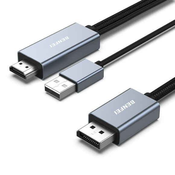 BENFEI HDMI to DisplayPort Cable, 6 Feet, 4K@60Hz
