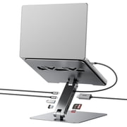 BENFEI Laptop Stand with USB C 7in1 Docking Station,HDMI 4K@60Hz,1*SD 1*Micro SD,100W Power Delivery,10Gbps 1*USB C 3.2