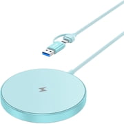 BENFEI Magnetic Wireless Charger 15w Compatible with MagSafe Charger/iPhone 16/16 Pro/16 Plus/16 Pro Max/iPhone 15 Pro M