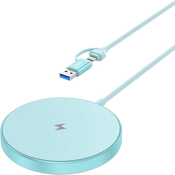 BENFEI Magnetic Wireless Charger 15w Compatible with MagSafe Charger/iPhone 16/16 Pro/16 Plus/16 Pro Max/iPhone 15 Pro Max Plus/iPhone 14 13 12 Series, Wireless Mag Safe Charging Pad, Mag Charger