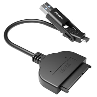 BENFEI SATA to USB Cable, 2in1 USB-C/USB 3.0 to SATA III Hard Driver Adapter Compatible for 2.5 inch HDD and SSD